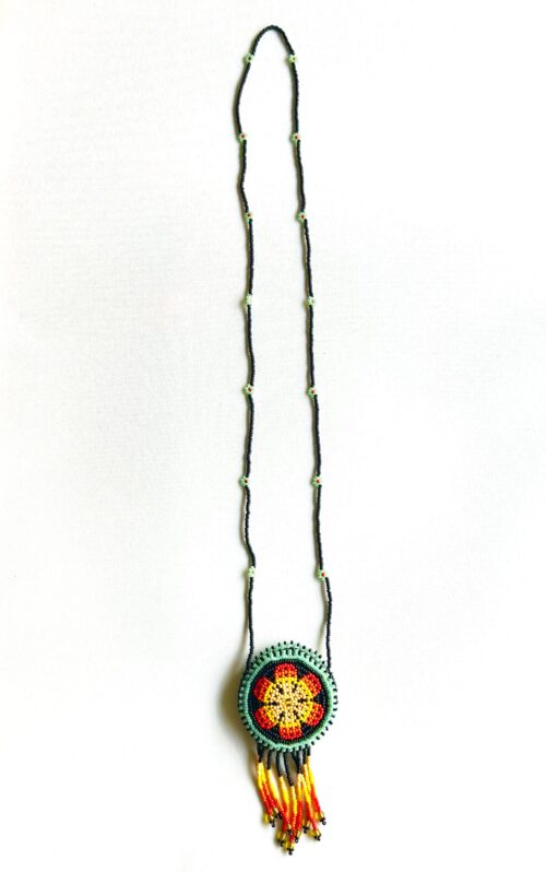 Sacred Flower Frosty Light Blue Medicine Pouch