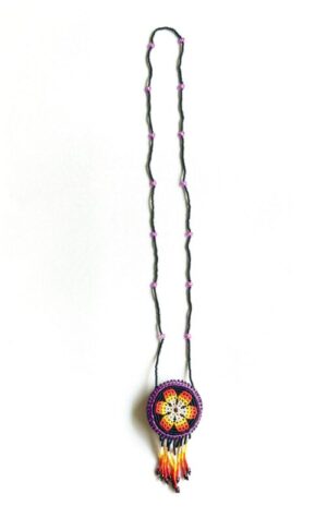 Sacred Flower Frosty Magenta Medicine Pouch