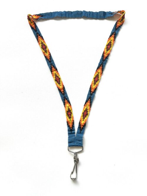 Sunburst Double Mirror Chevron Lanyard