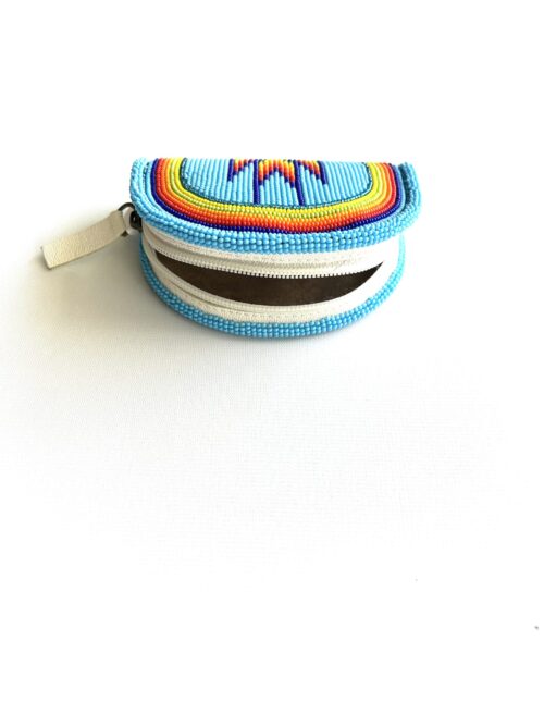 Turquoise Rainbow Bar Shoshone Style Coin Purse - Image 2