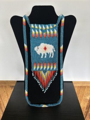 White Buffalo Cell Phone Bag with Shoulder Strap
