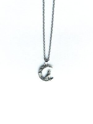 Wolf Moon with Jewel Necklace