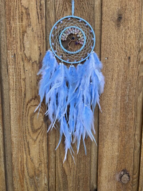 Sky Blue Tree of Life Dreamcatcher
